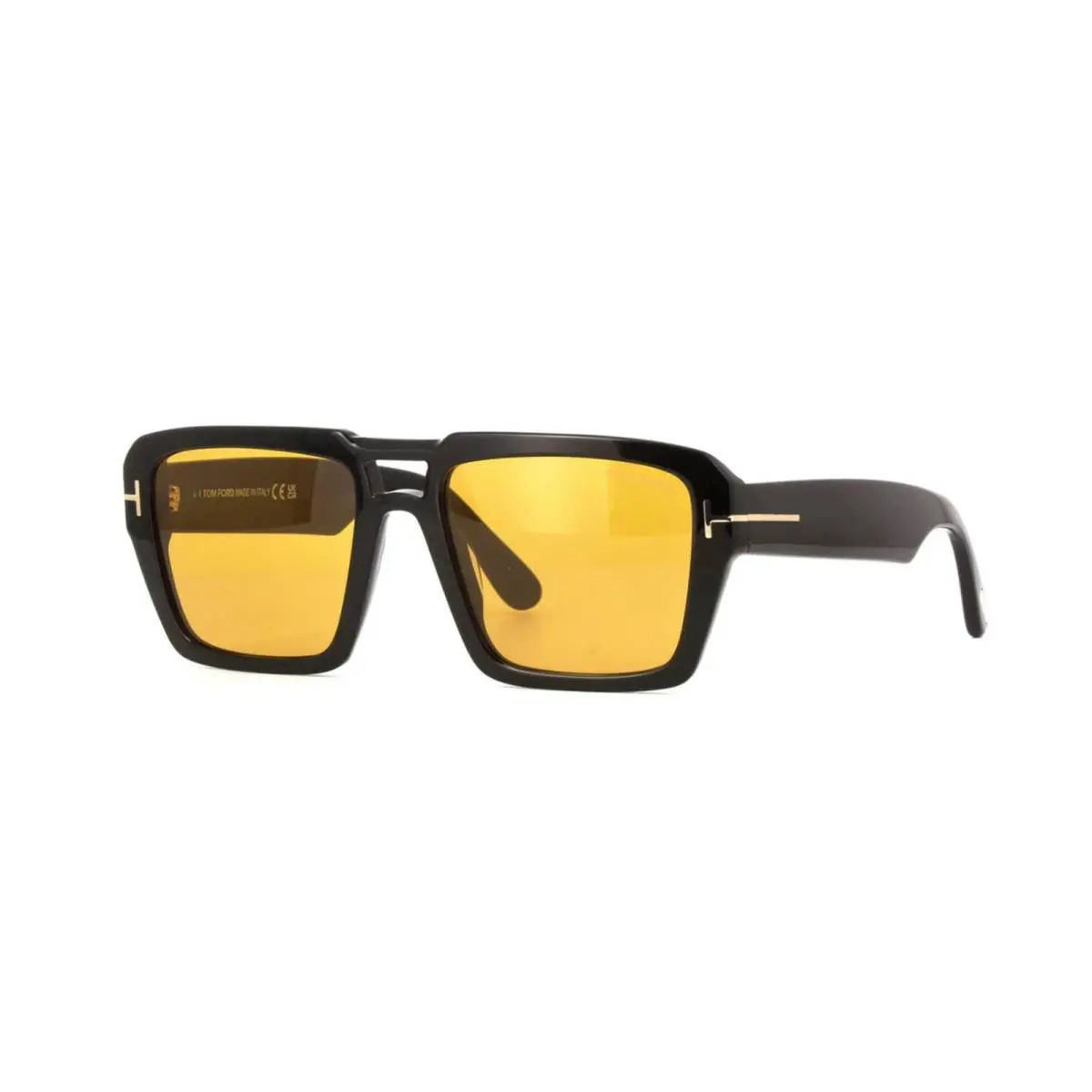 Tom Ford Red Ford FT1153 Shiny Black/yellow Brown 01E Sunglasses