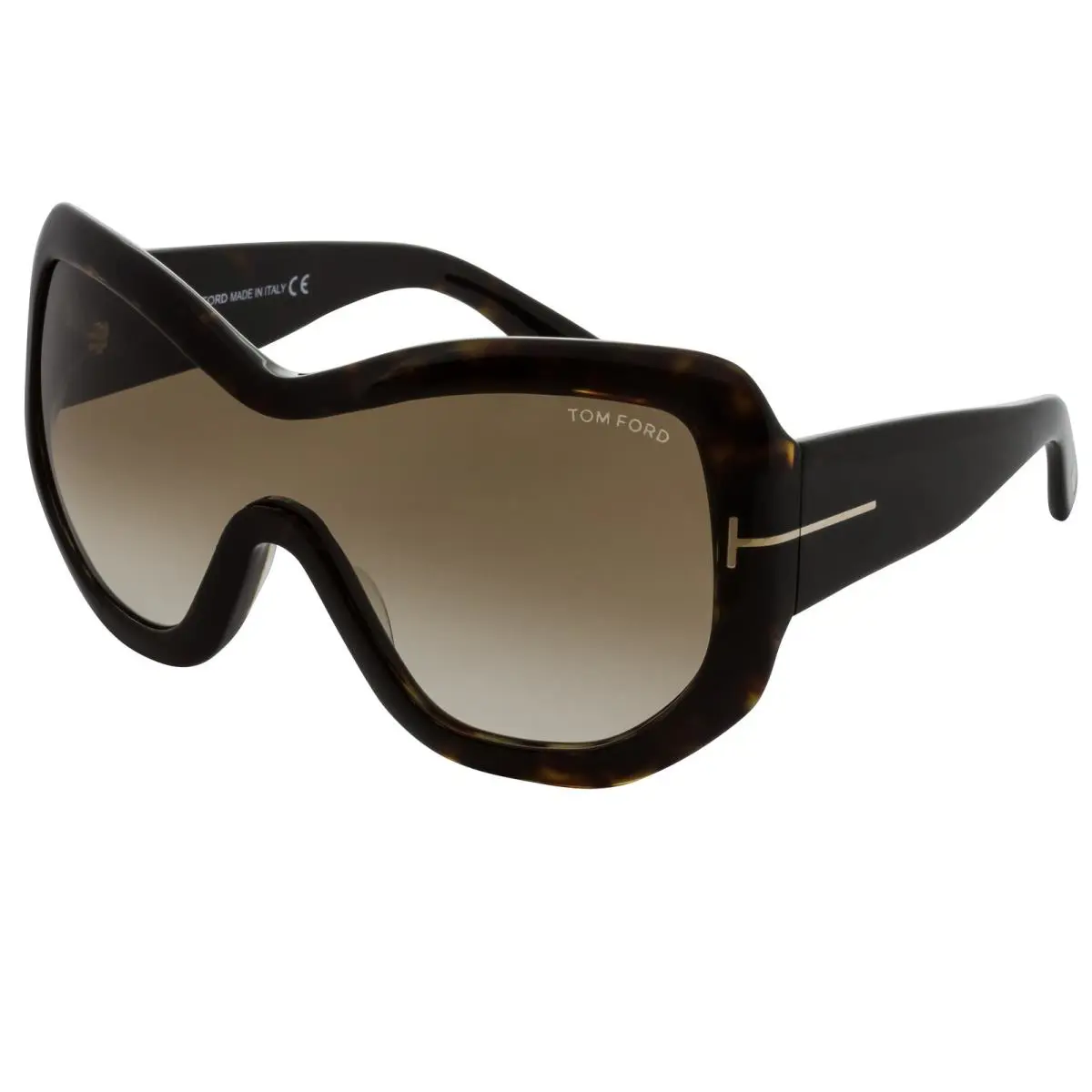 Lexi FT0456 56F Sunglasses Havana Frame Brown Gradient Lenses 136mm by Tom Ford