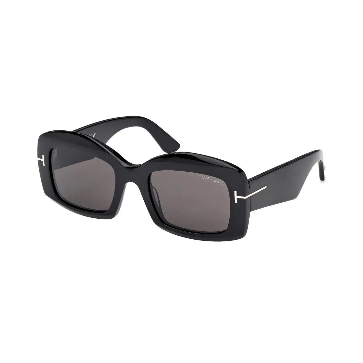 Tom Ford Venetia FT1218 Black/smoke 01A Sunglasses - Frame: Black, Lens: Smoke