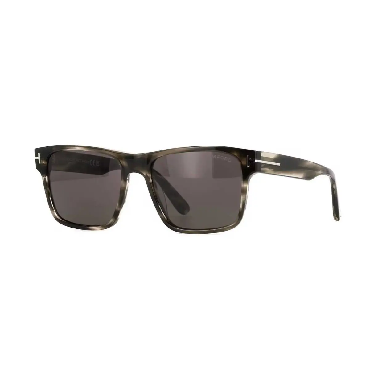 Tom Ford Calder FT1205 Black Havana/grey 56A Sunglasses - Frame: Black Havana, Lens: Grey