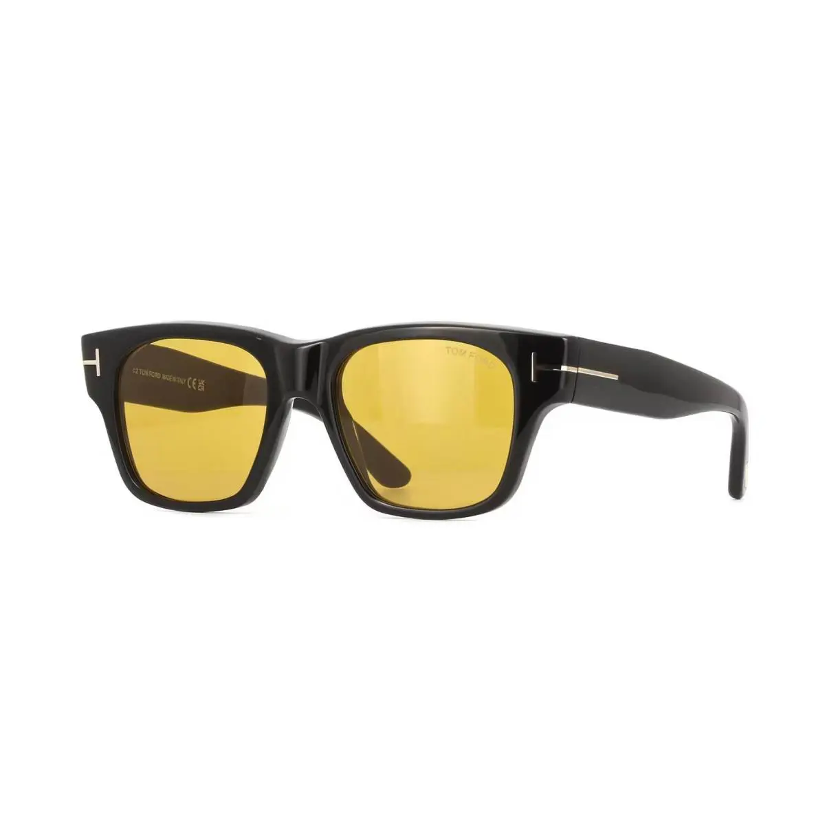 Tom Ford CAINE-02 FT1280 Shiny Black/brown 01E Sunglasses