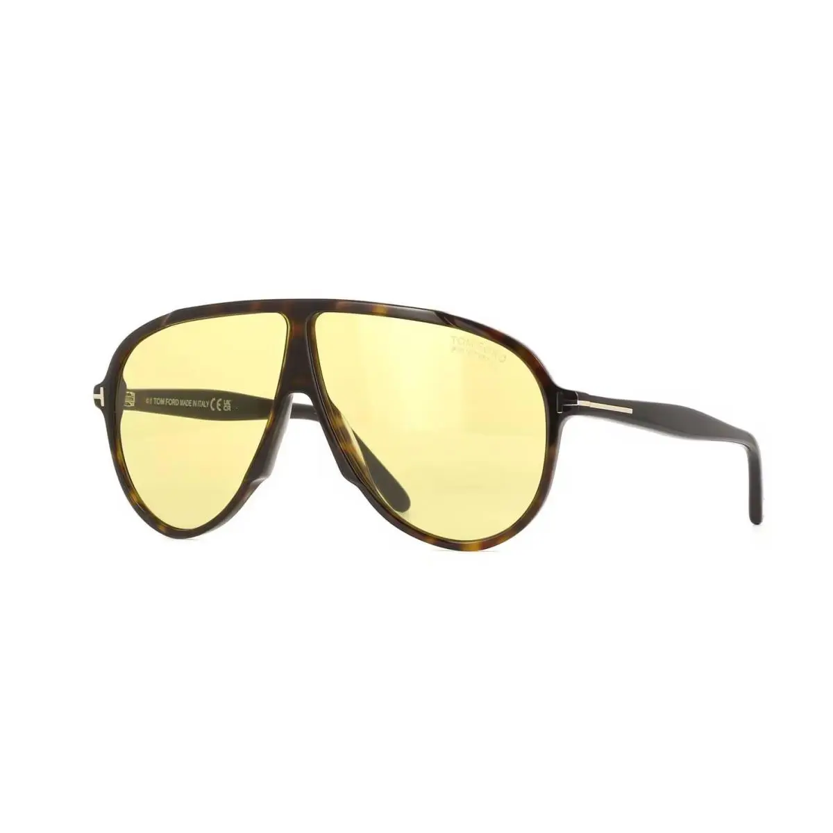 Vladimir FT1211 Shiny Dark Havana/brown Photochromic 52E Sunglasses by Tom Ford