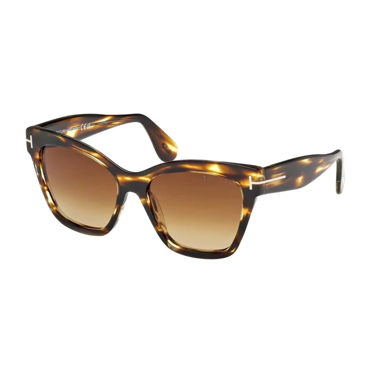 Tom Ford Elvira FT1217 Brown Havana/brown 55F Sunglasses - Frame: Brown Havana, Lens: Brown