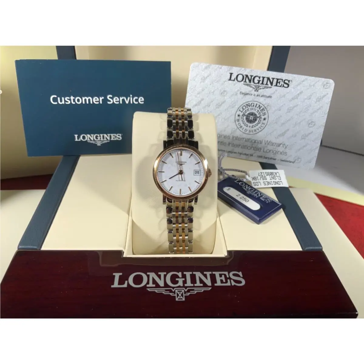 Longines Elegant L43095127 Automatic White Dial Lady`s Watch