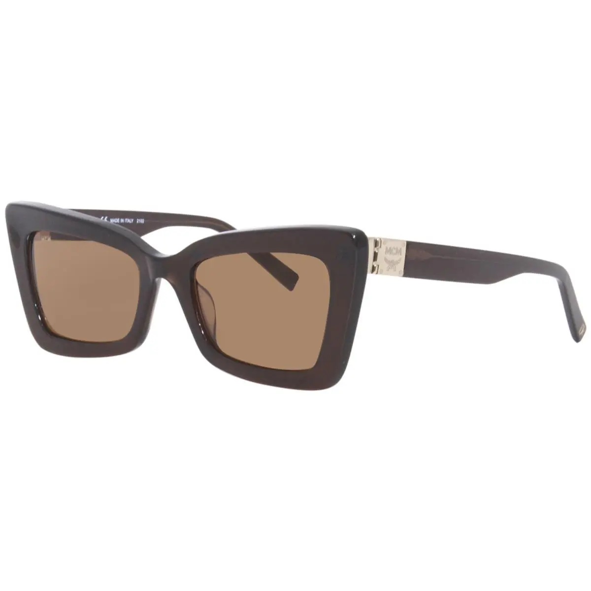 Mcm MCM703S 210 Sunglasses Women`s Brown/brown Lenses Fashion Cat Eye 54mm