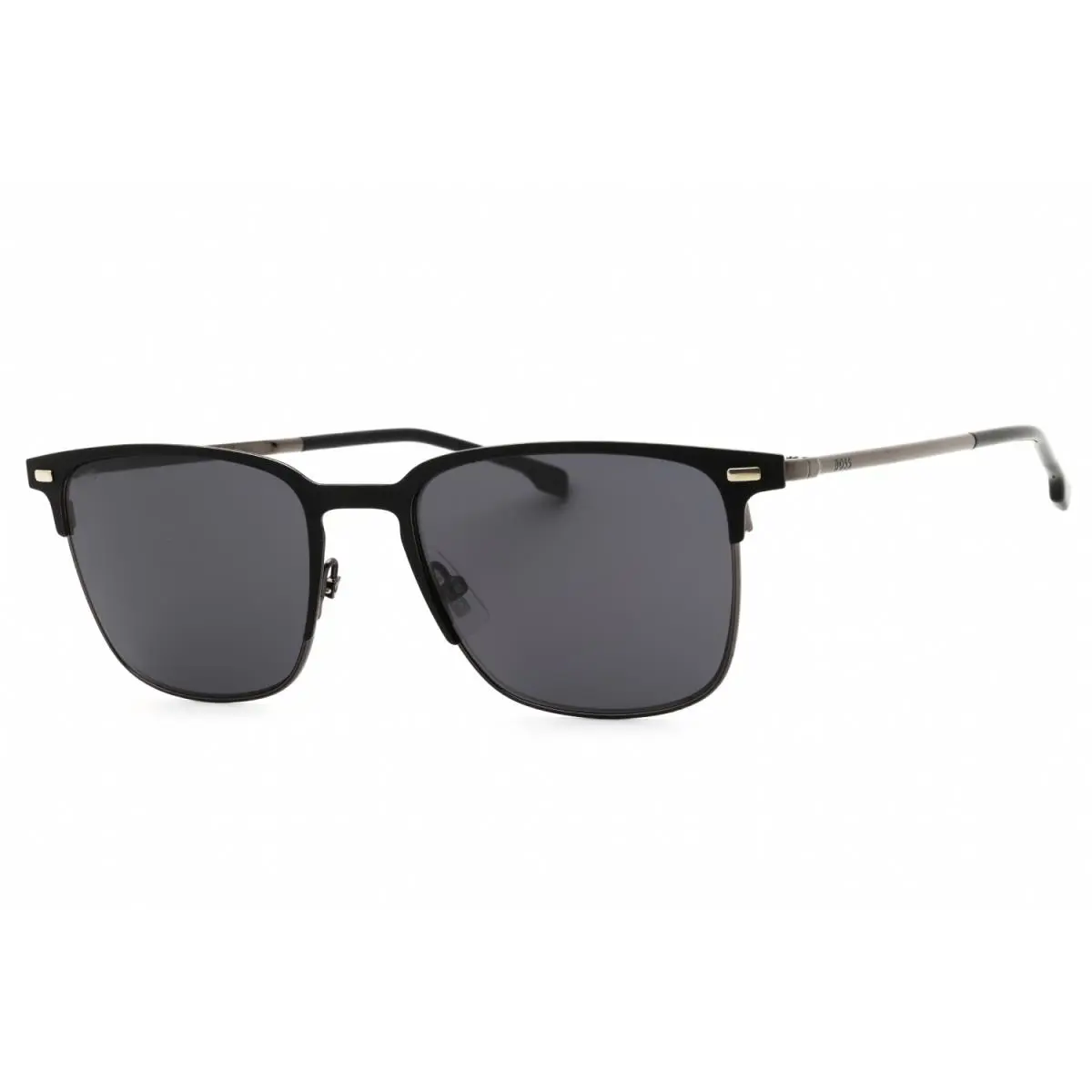 Hugo Boss 1019/S 003 IR Sunglasses Matte Black Frame Gray Blue Lenses 54mm