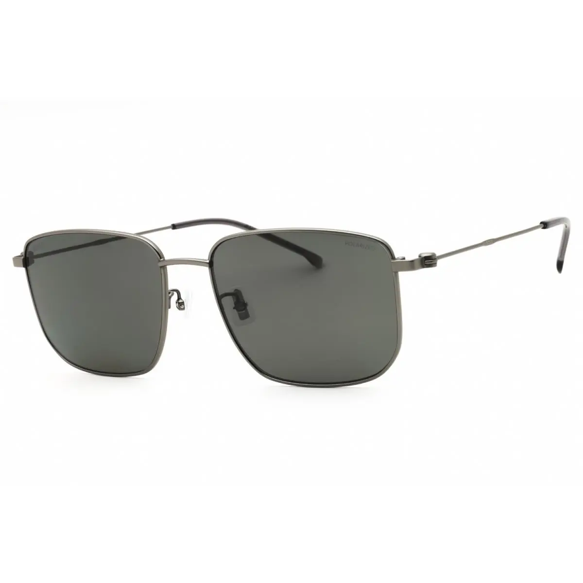 1619/F/S R80 M9 Sunglasses Matte Ruthenium Frame Gray Lenses 58mm by Hugo Boss