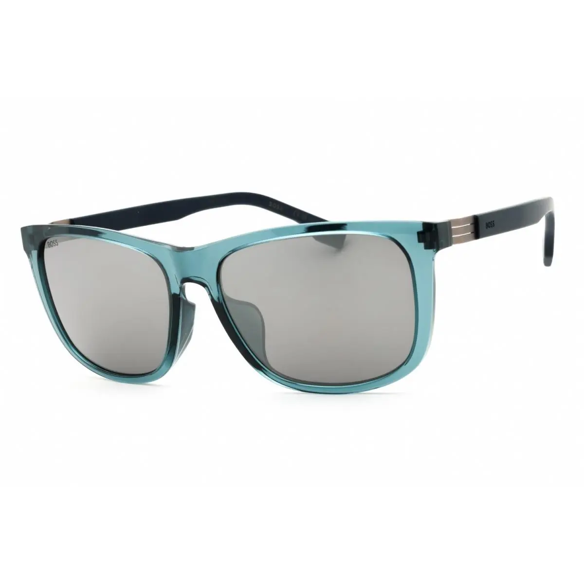 Hugo Boss 1617/F/S Pjp T4 Sunglasses Blue Frame Silver Lenses 59mm