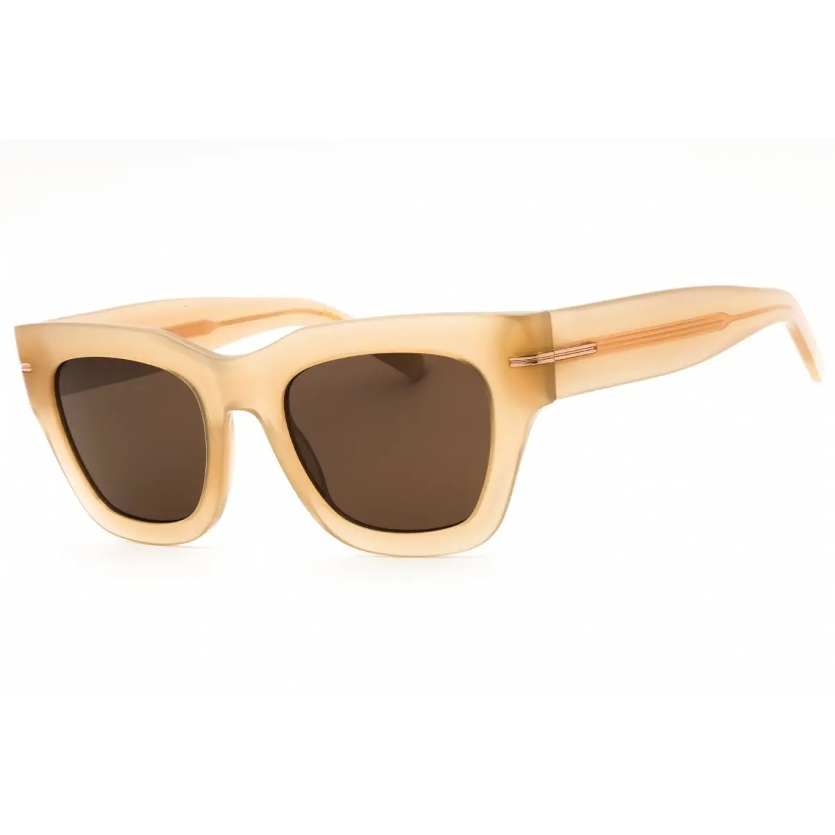 Hugo Boss 1520/S 010A 70 Sunglasses Beige Frame Brown Lenses 51mm