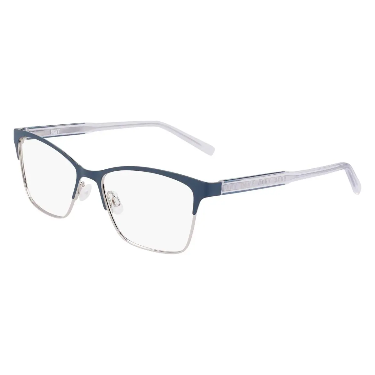 Dkny DK3008 Eyeglasses 440 Teal/silver by DKNY