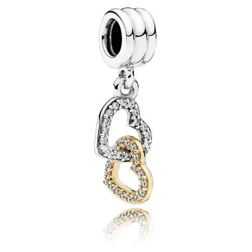 Pandora Interlocked Hearts Pendant Charm