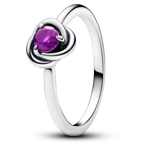 Pandora February Birthstone Eternity Circle Ring 192993C02-54