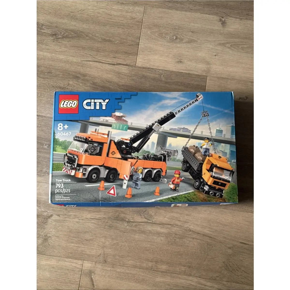 Lego City Heavy-duty Recovery Tow Truck with Crane Complete Set 793 Piece 60467