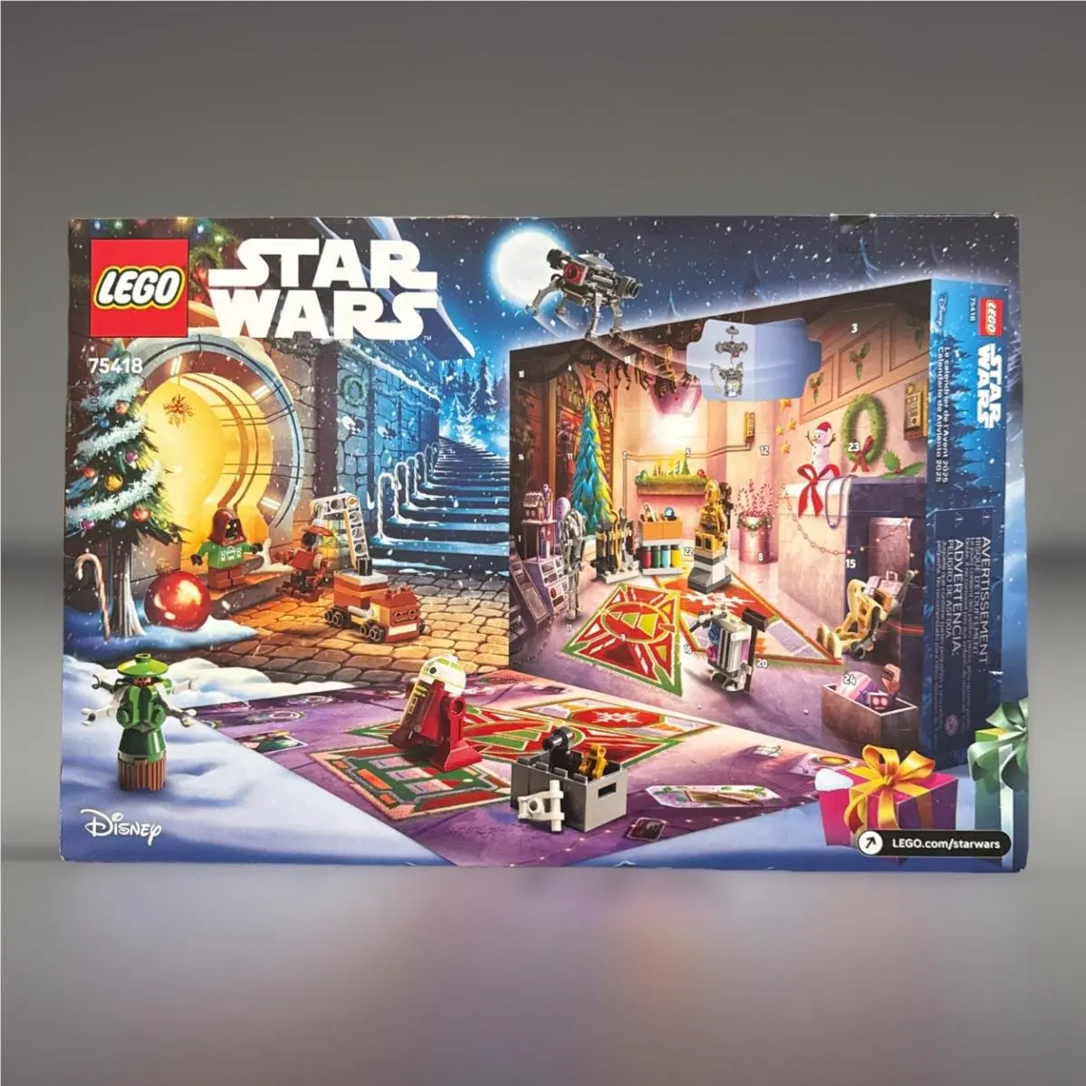 Lego Star Wars Advent Calendar 2025 75418 Holiday Set 263 Pieces Minifigures