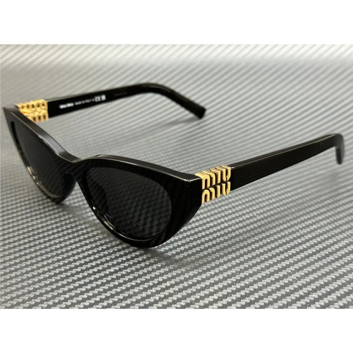 MU A04SF 16K08Z Black Grey Women`s 54 mm Sunglasses by Miu Miu