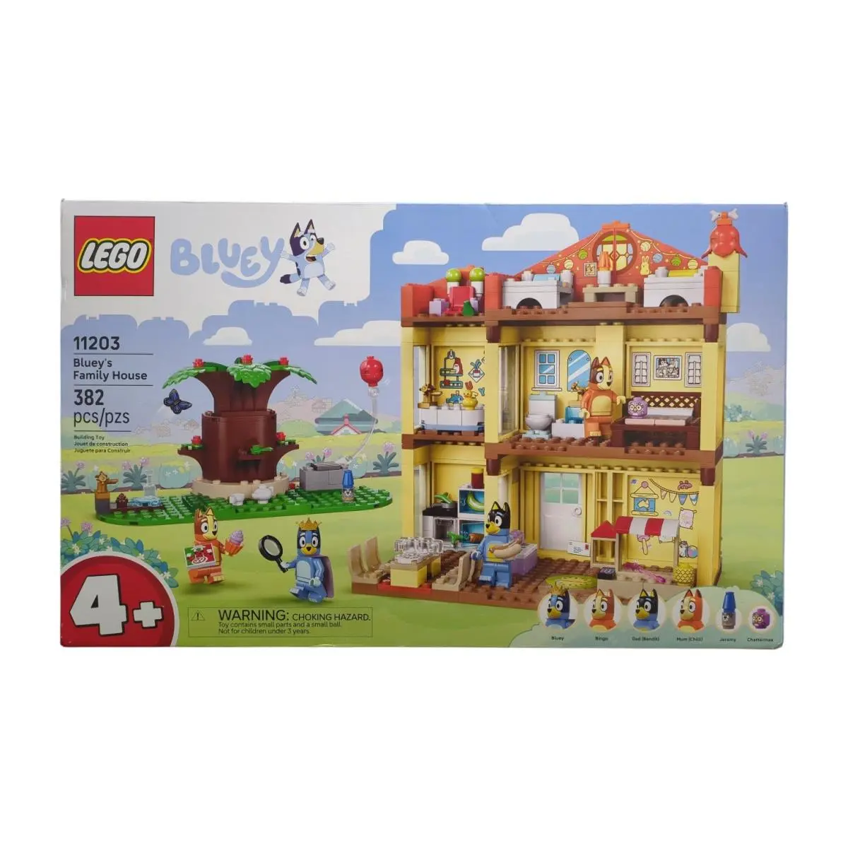 Lego Bluey Family House Playset Building Set 382 pc 11203