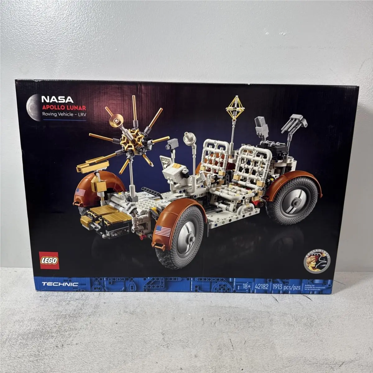Lego Technic 42182 Nasa Apollo Lunar Roving Vehicle-lrv 1913 Pcs