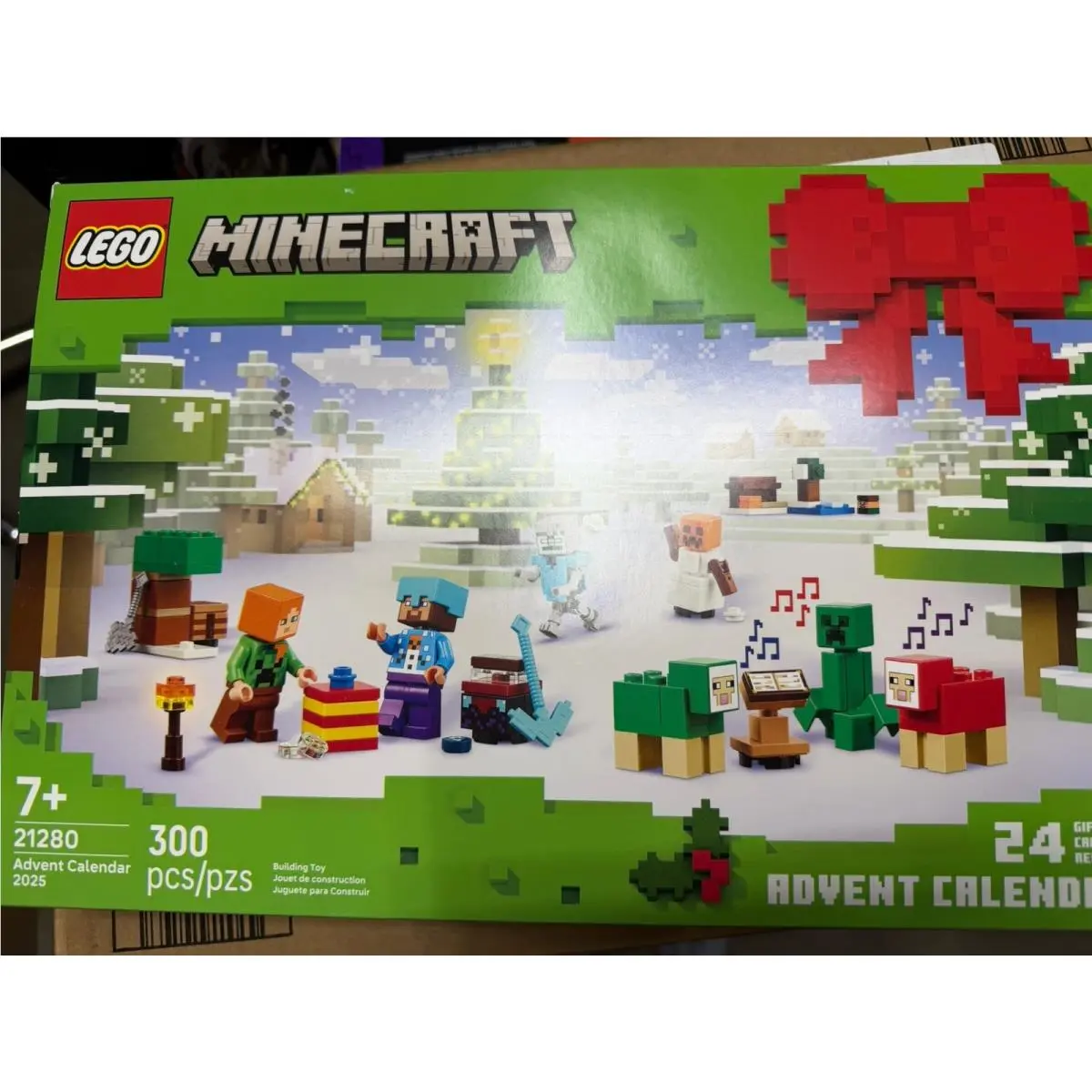 Lego Minecraft Advent Calendar 2025 21280 Set Christmas Rare Minifigures