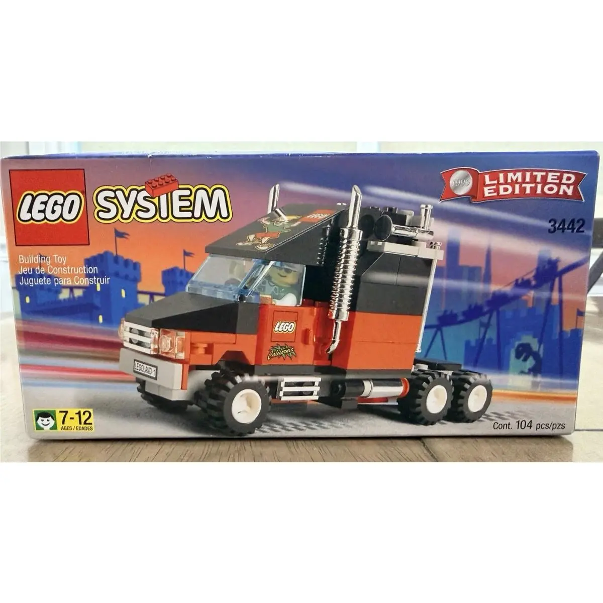 1998 Lego System 3442 Limited Edition California Truck
