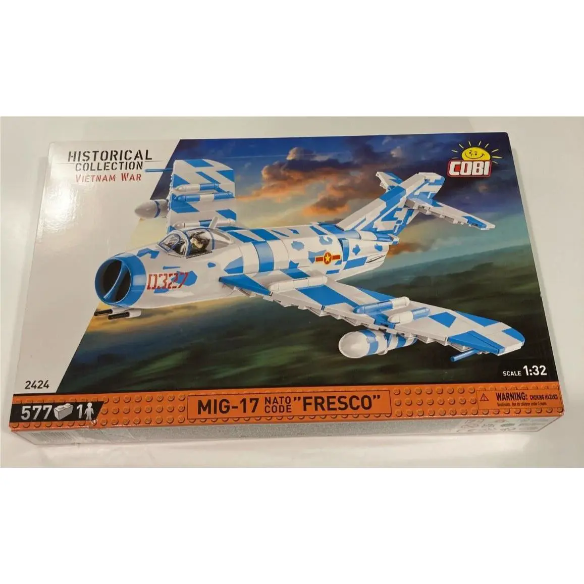 Cobi Historical Collection Vietnam War 1:32 MIG-17 Nato Code Fresco Set Misb
