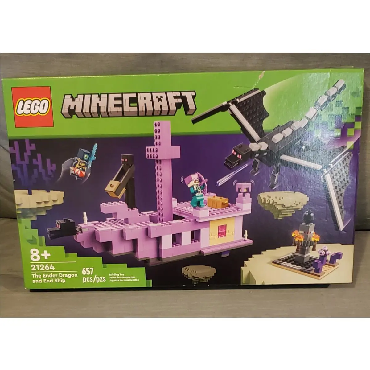 Lego 21264: Minecraft The Ender Dragon and End Ship Retired