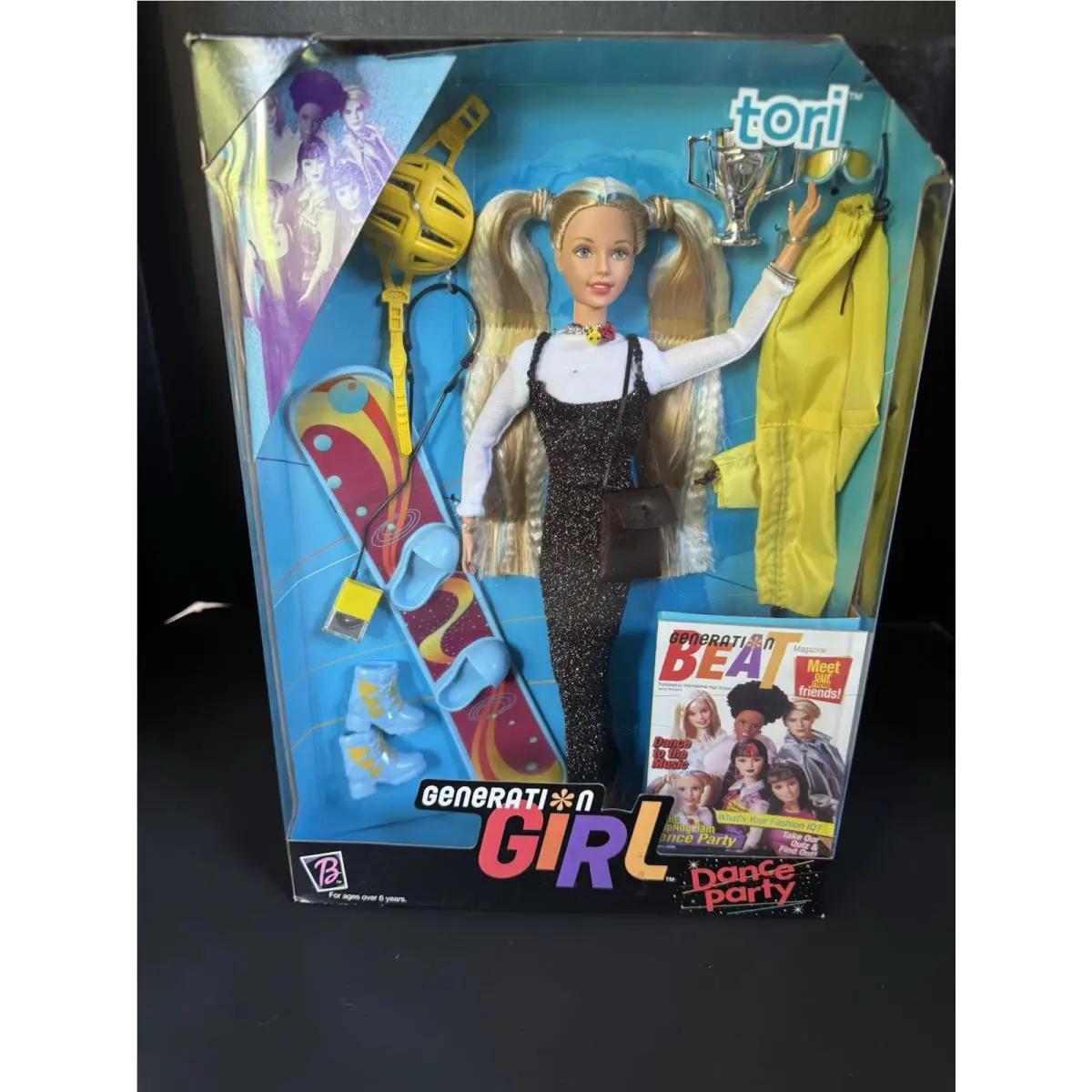 Barbie Tori Generation Girl Dance Party Snowboard 1999