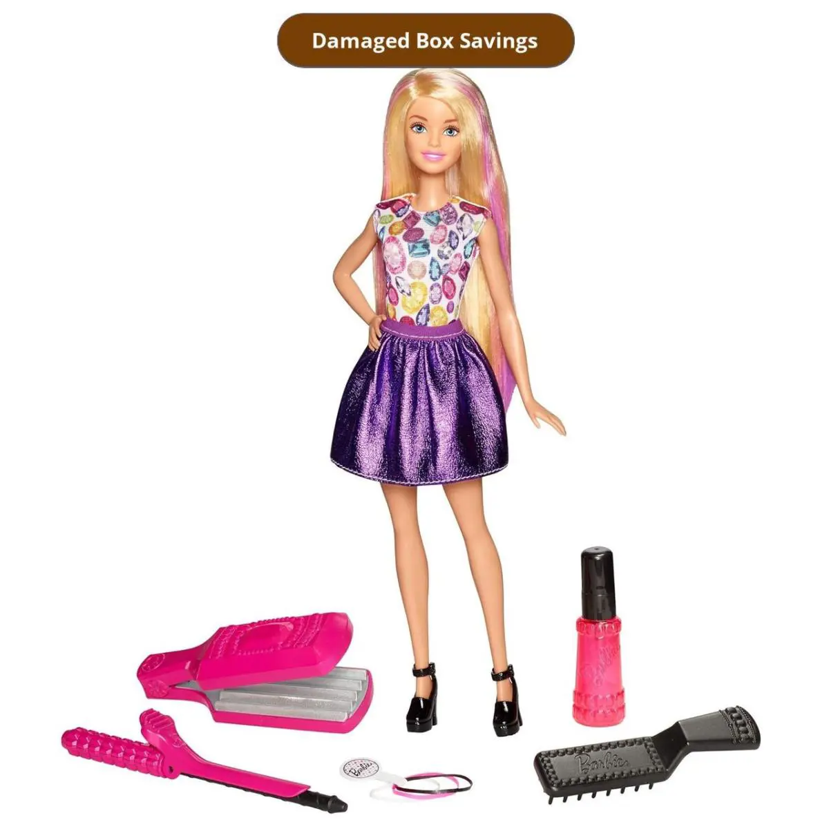 Barbie D.i.y. Crimp Curl Doll Packaging