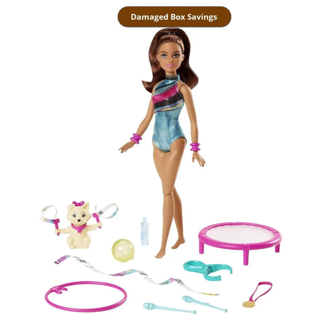 Barbie Gymnast Playset Spin `n Twirl Teresa Doll Packaging