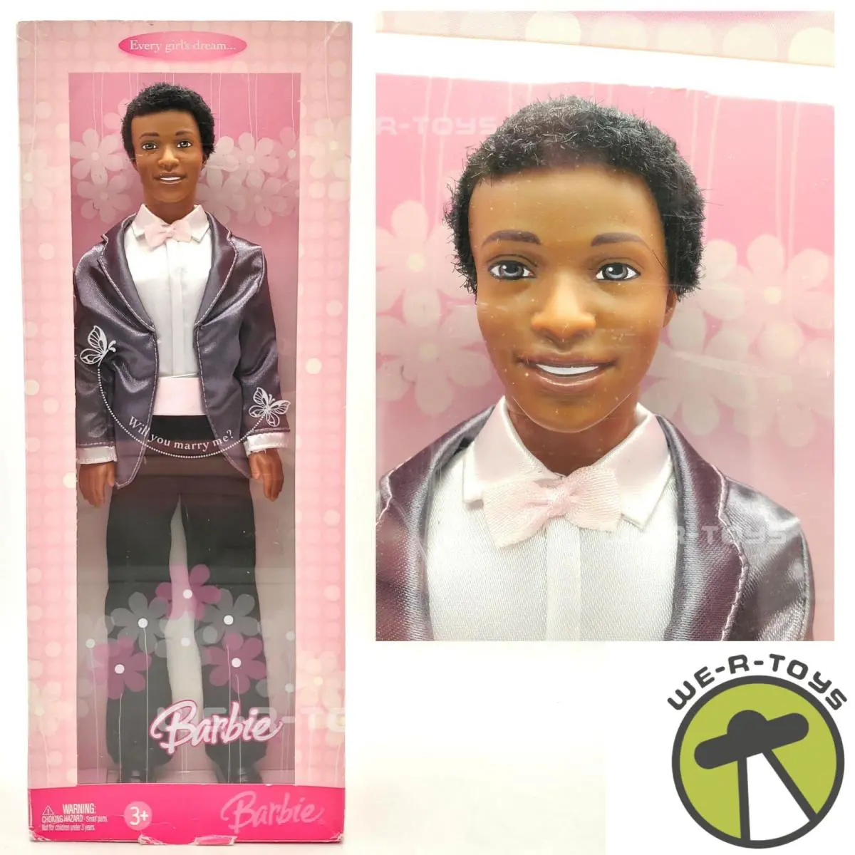 Barbie Dream Groom African American Ken Doll 2006 Mattel K8740