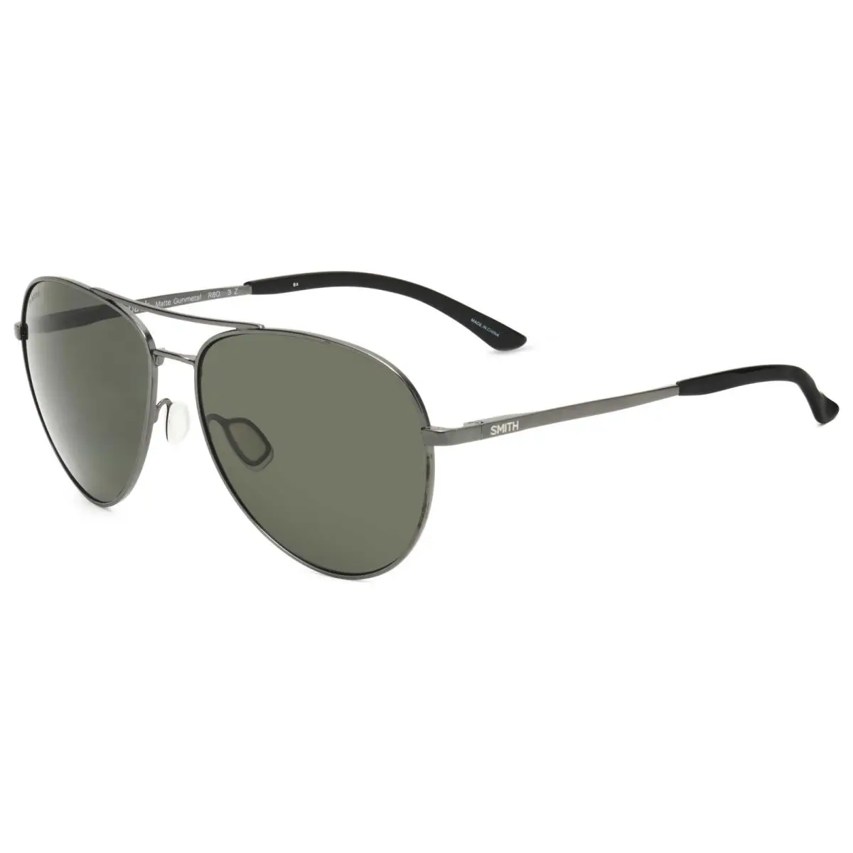 Smith Optics Unisex 60mm Matte Gunmetal Sunglasses LAYBACK-806-60
