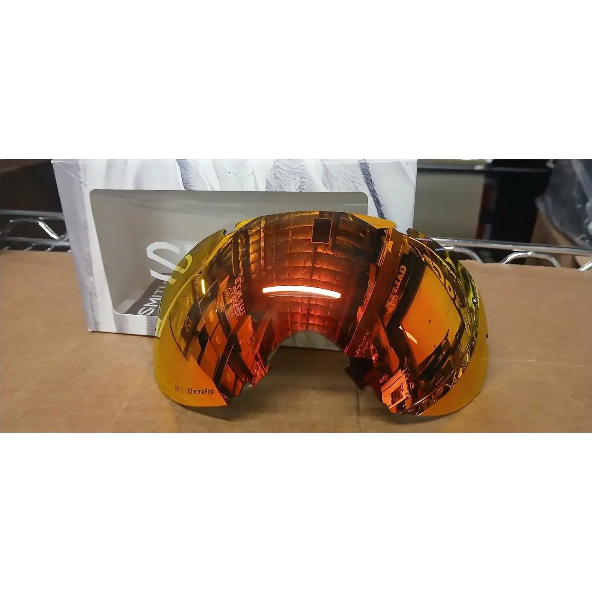 Smith Optics Ios Snow Goggle Replacement Lens Sun Red Mirror AE8