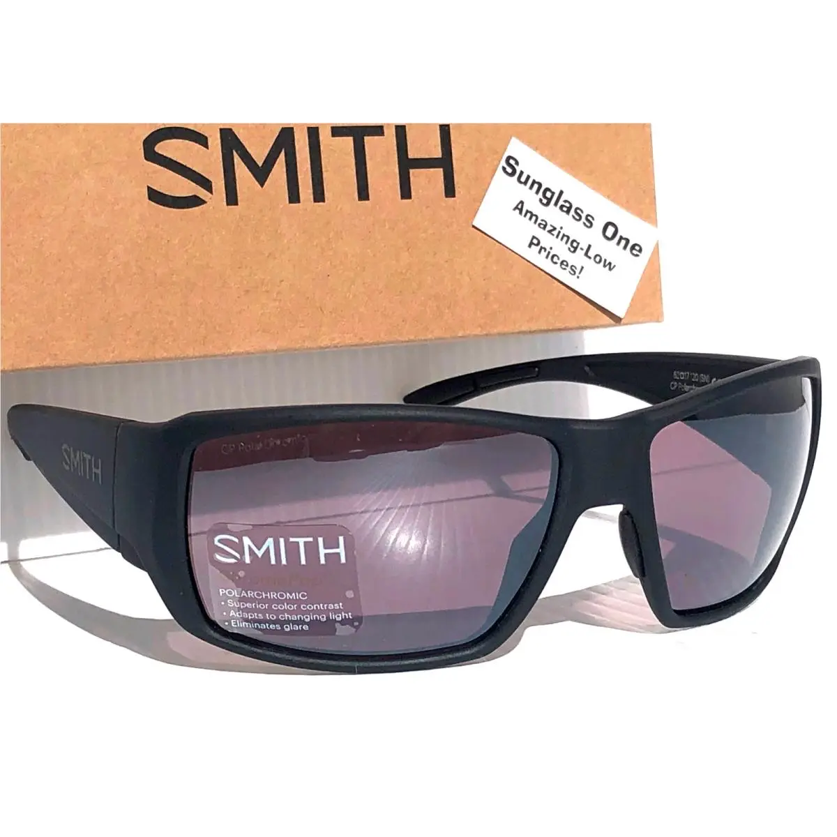 Smith Optics Guides Choice Matte Black Chromapop Polarchromic Ignitor Sunglass