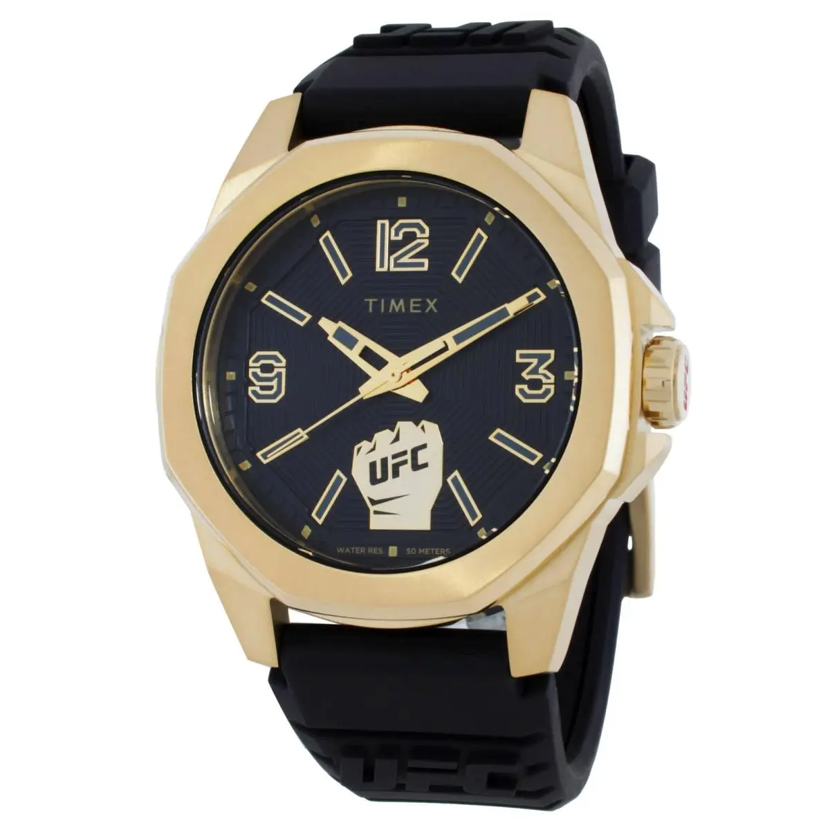 Timex Ufc Prospect Quartz Black Dial Men`s Watch TW2W73600