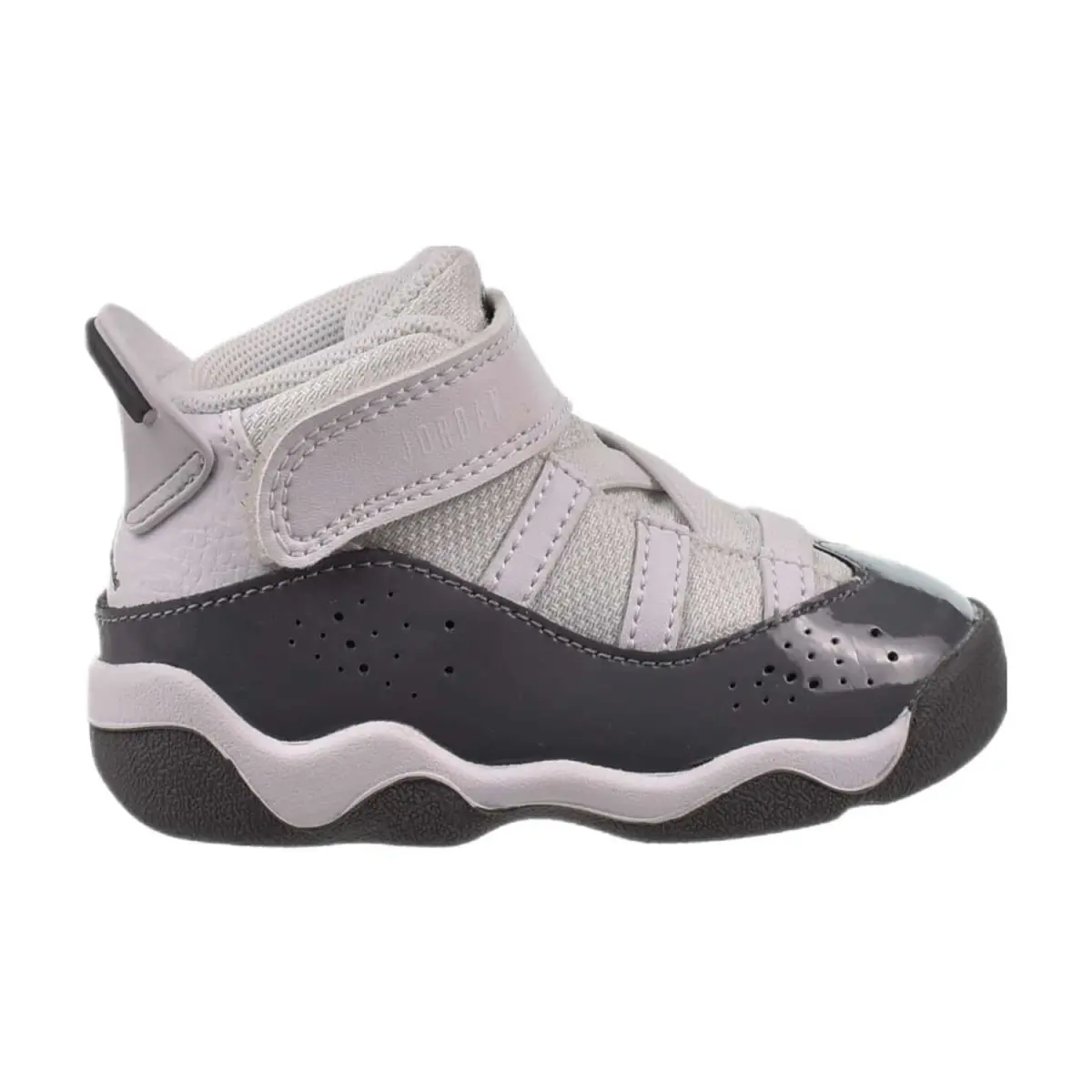 Jordan 6 Rings TD Toddler Basketball Shoes White-cool Grey 323420-121 - White-Cool Grey