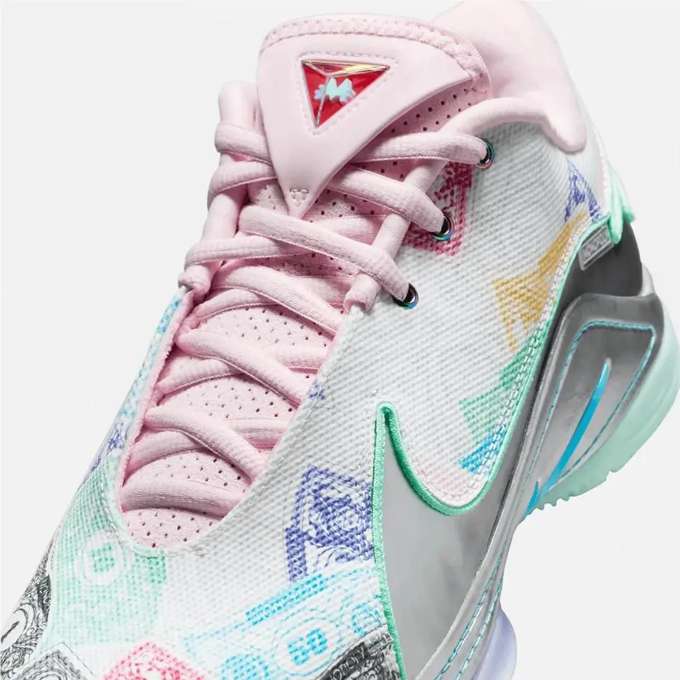 Nike shoes - NIKE LEBRON XXII - LEBRON XXII - FZ1097-100 - WHITE /BALTIC BLUE GREEN GLOW 2