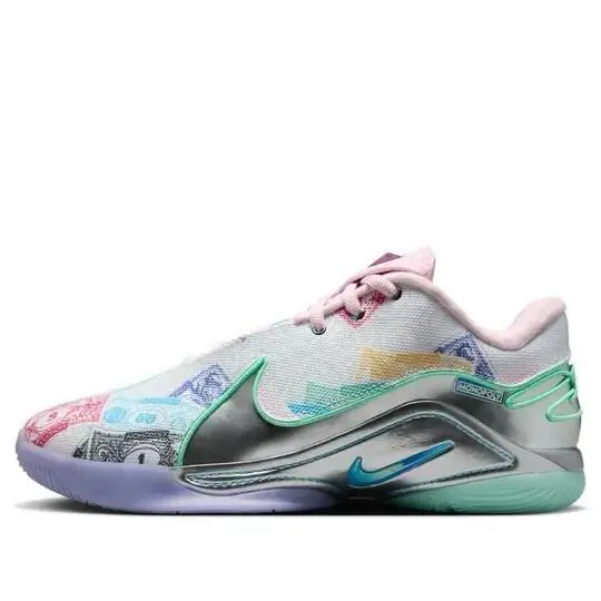 Nike shoes - NIKE LEBRON XXII - LEBRON XXII - FZ1097-100 - WHITE /BALTIC BLUE GREEN GLOW 6