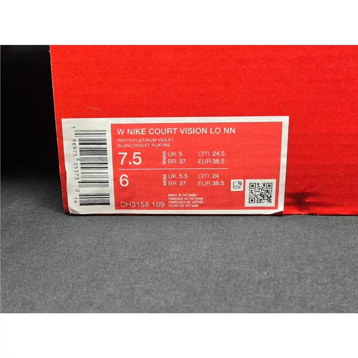 Nike shoes - Nike Court Vision Low Next Nature - DH3158-109 - White 9