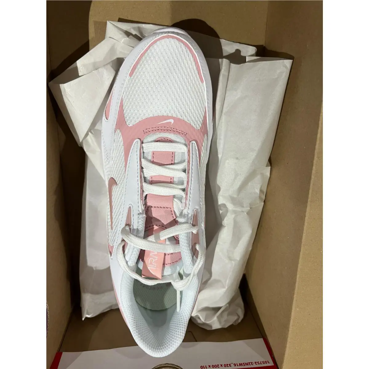 Nike shoes - WHITE/PINK GLAZE-WHITE 1