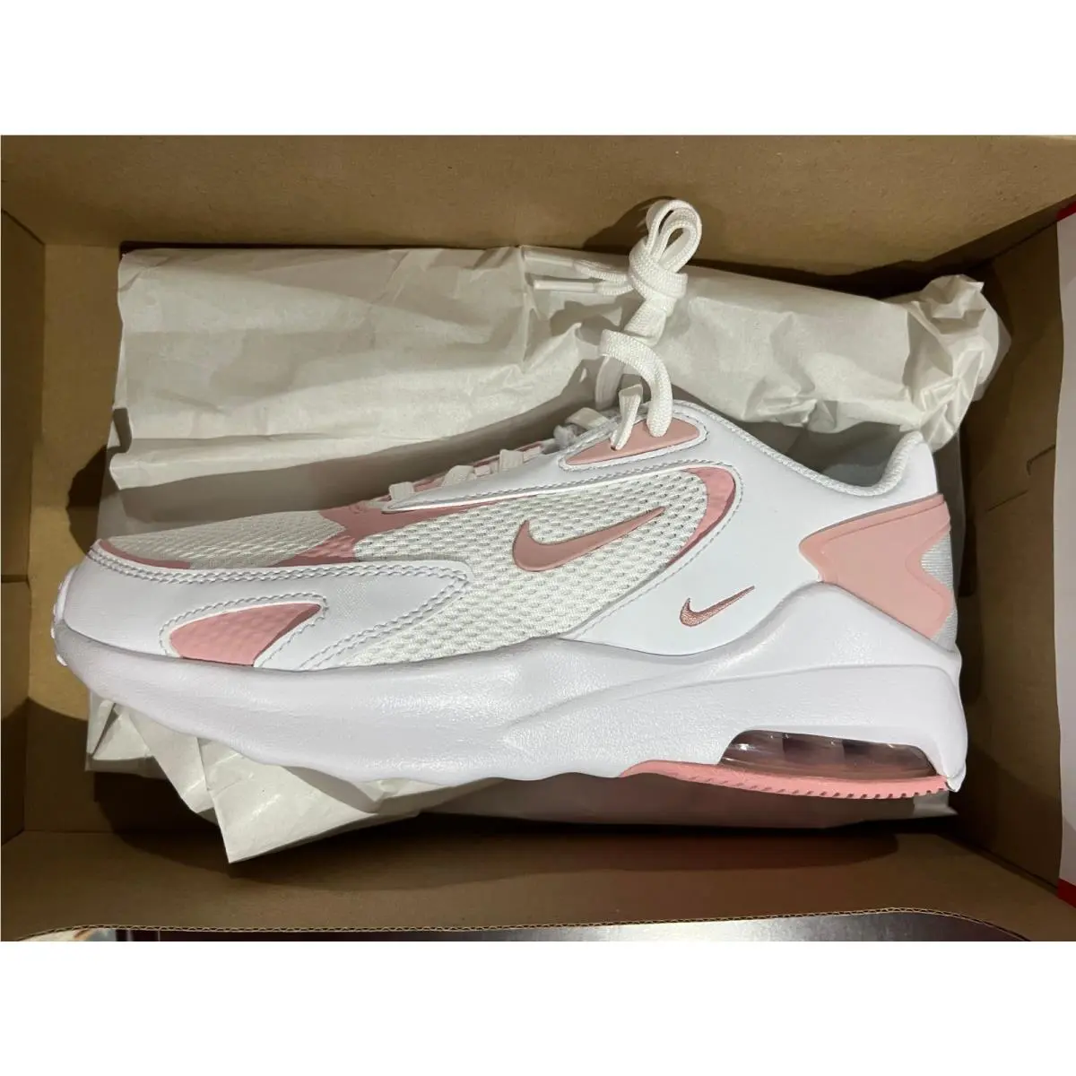 Nike shoes - WHITE/PINK GLAZE-WHITE 9