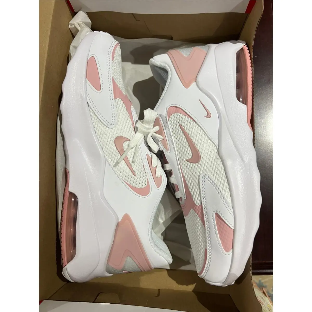 Nike shoes - WHITE/PINK GLAZE-WHITE 5