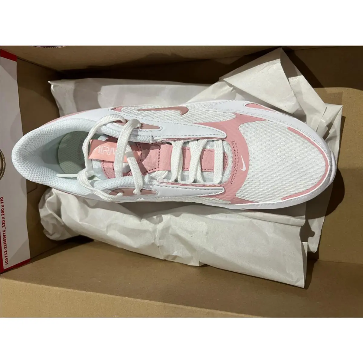 Nike shoes - WHITE/PINK GLAZE-WHITE 6