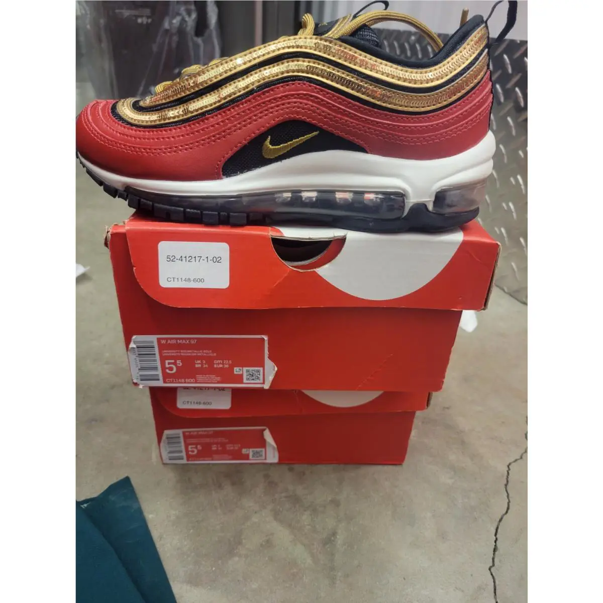Nike shoes - Nike Air Metal - Air Metal - CT1148-600 - Red 7