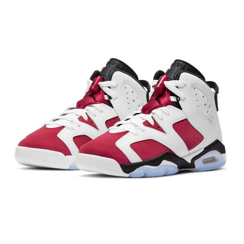 Nike shoes - Nike Air Jordan 6 - Air - White/Carmine/Black 0