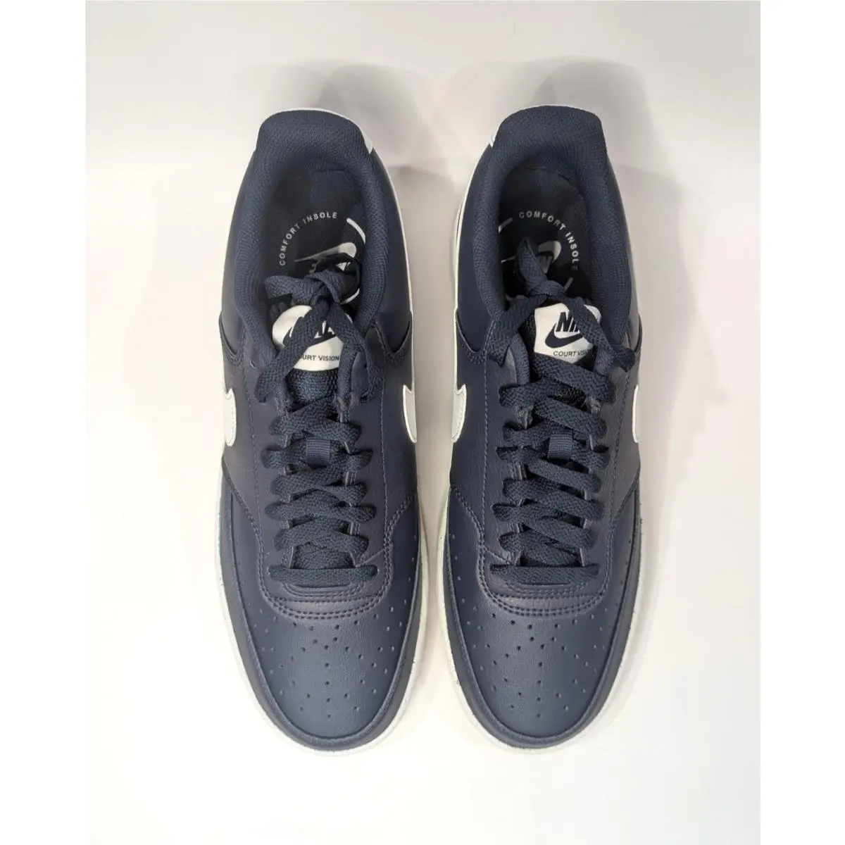 Nike shoes - Nike Court Vision Low - Court Vision Low - FZ5547-400 - Obsidian/Summit White 10