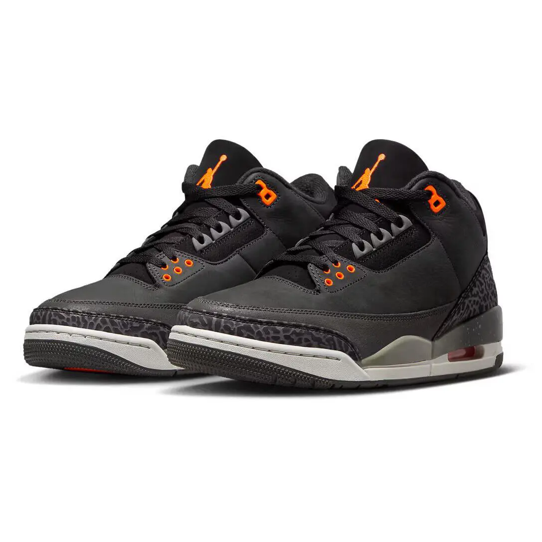 Nike shoes - Jordan Retro 3 - Retro - CT8532 080 - Night Stadium/Total Orange/Black 0