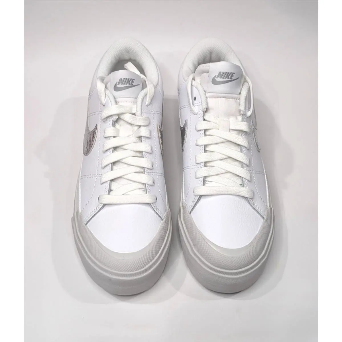 Nike shoes - Nike Court Legacy Lift - Court Legacy Lift - HQ2307-100 - White/Silver 1