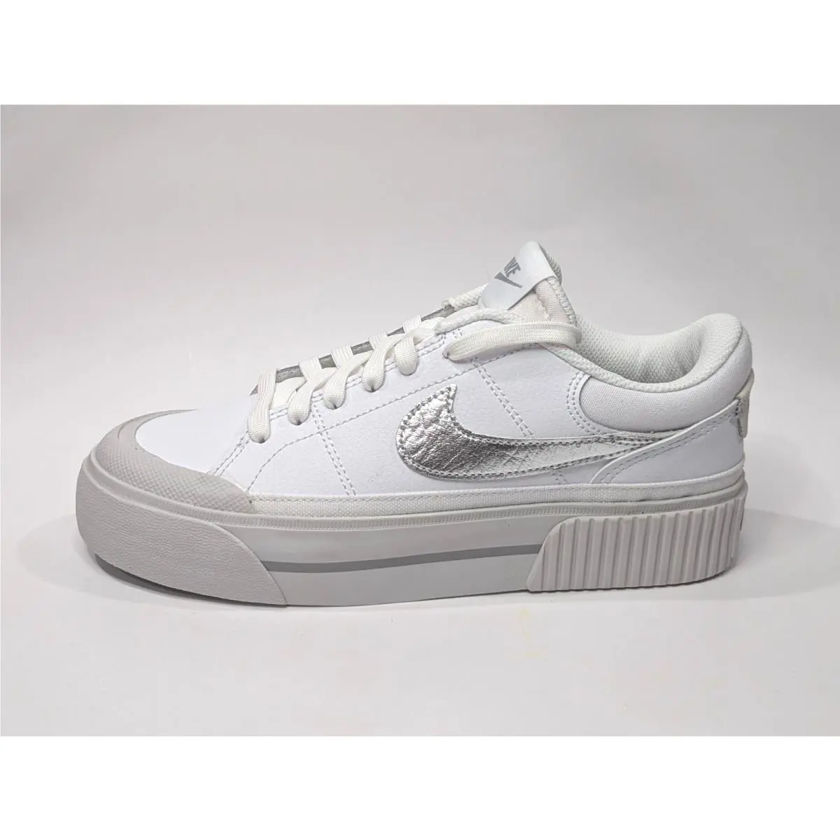 Nike shoes - Nike Court Legacy Lift - Court Legacy Lift - HQ2307-100 - White/Silver 5