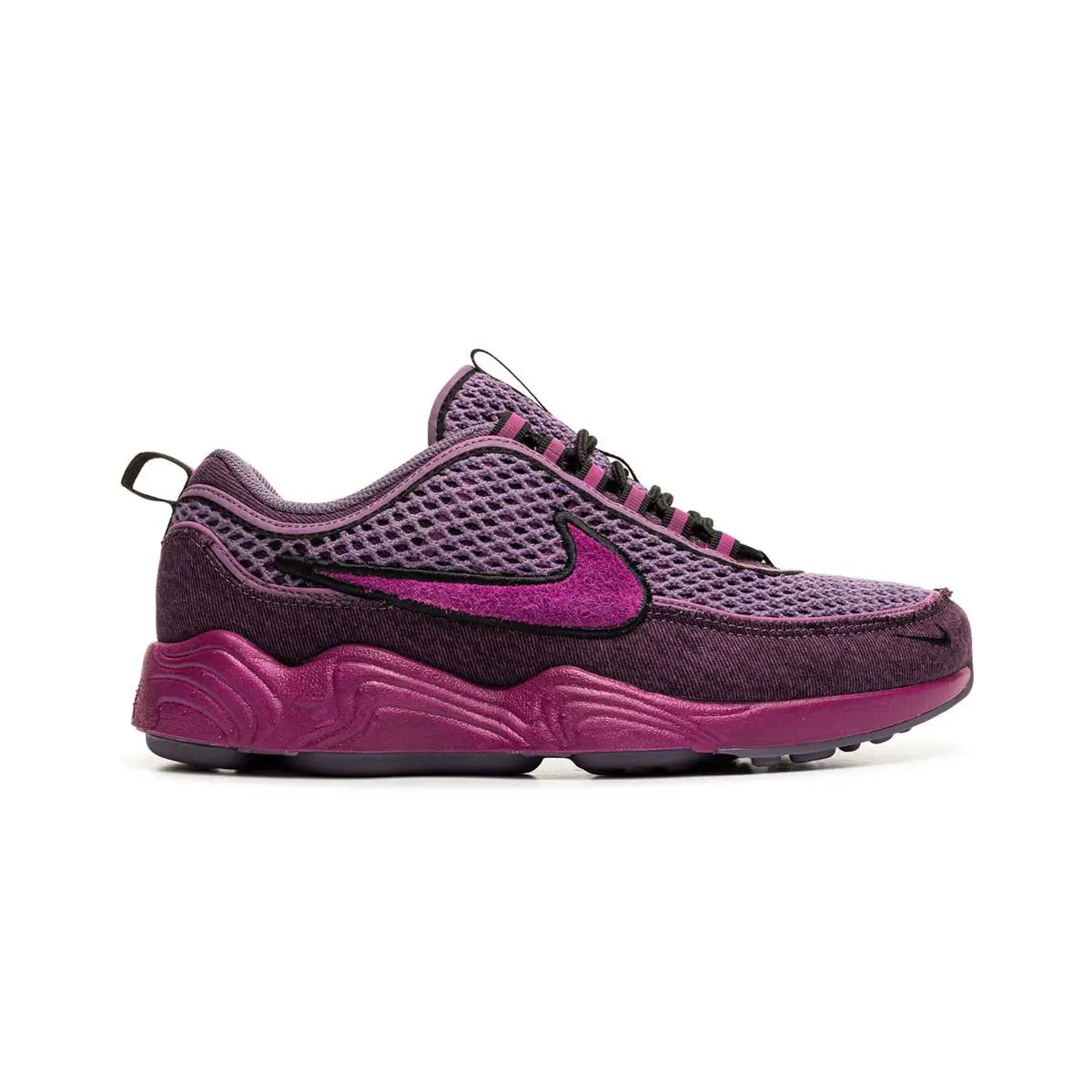 Nike Men`s Air Zoom Spiridon Hot Fuchsia IH3360-599 Black/canyon Purple SZ 7-15 - Viotech/Black/Canyon Purple