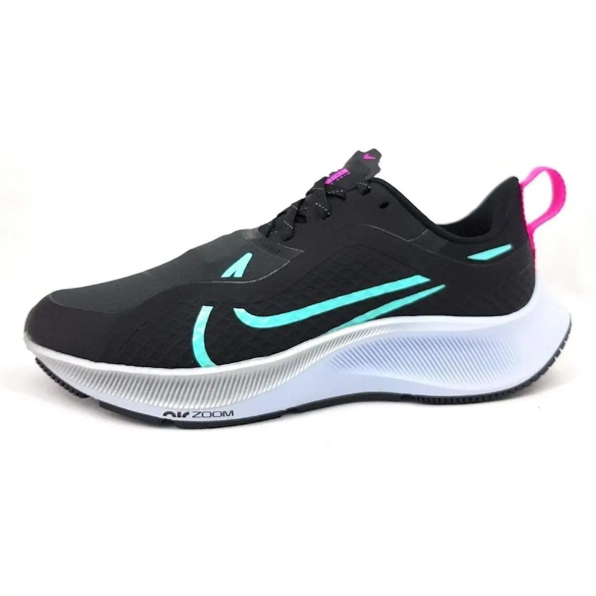 Nike Women`s Air Zoom Pegasus 37 Shield Running Shoe CQ8639-003 - Black Auroua Green 003