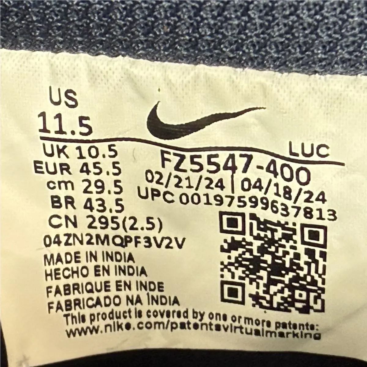 Nike shoes - Nike Court Vision - Court Vision - FZ5547-400 - Blue 1